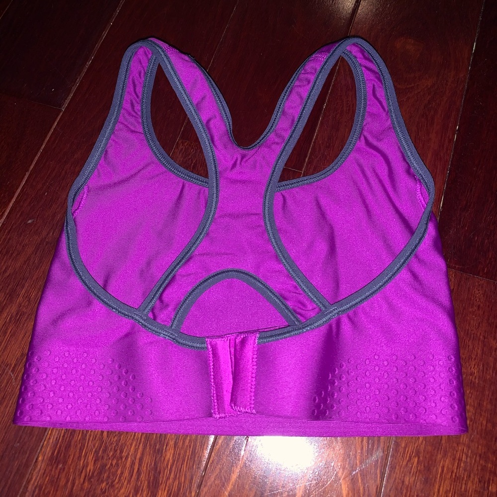 Champion Women's Purple Sports Bra - Picture 2 of 2